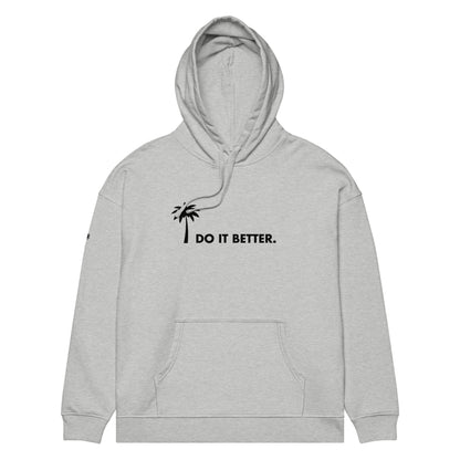 "Better" Premium Oversized & Heavyweight Hoodie | Unisex | Black Graphic