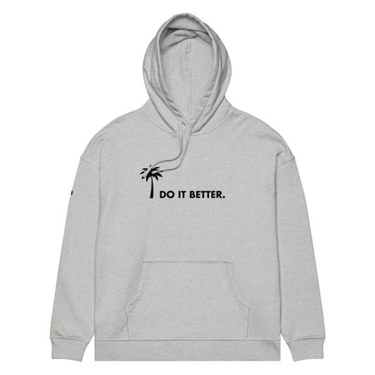 "Better" Premium Oversized & Heavyweight Hoodie | Unisex | Black Graphic