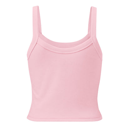 "Cindy" Micro-Rib Tank Top | Women's | Black Palm