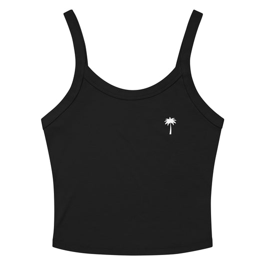 "Cindy" Micro-Rib Tank Top | Women's | White Palm