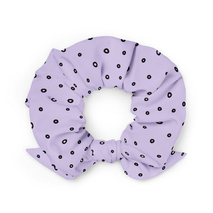 “Jenna” Dotted Hair Tie Scrunchie