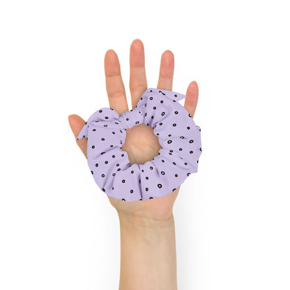“Jenna” Dotted Hair Tie Scrunchie