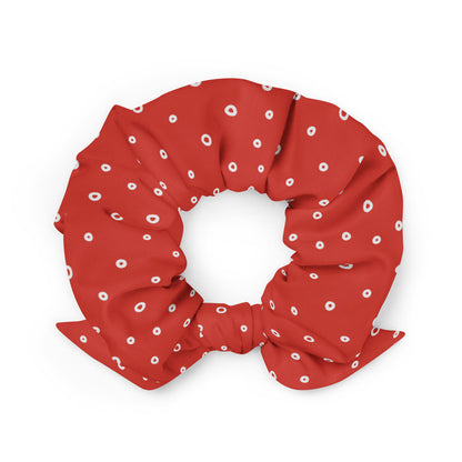 “Jenna” Dotted Hair Tie Scrunchie