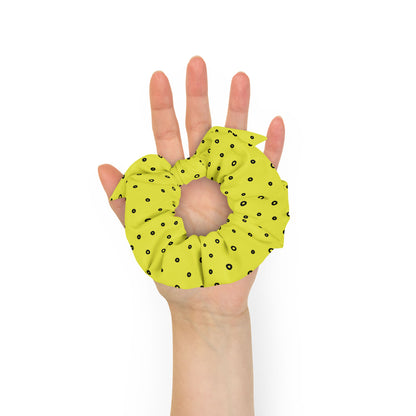 “Jenna” Dotted Hair Tie Scrunchie