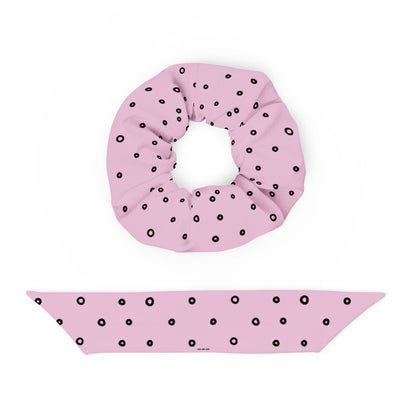 “Jenna” Dotted Hair Tie Scrunchie