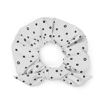 “Jenna” Dotted Hair Tie Scrunchie
