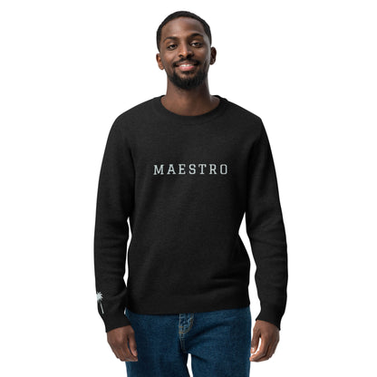 "Maestro" Jacquard-Knitted Crew-Neck Sweater | Classic Fit | Unisex