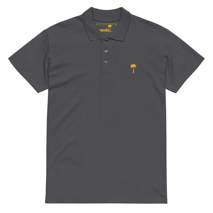"Perry" Premium Pique Polo | Unisex | Gold Palm