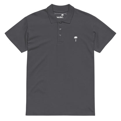 "Perry" Premium Pique Polo | Unisex | White Palm