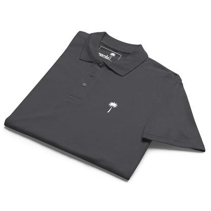 "Perry" Premium Pique Polo | Unisex | White Palm