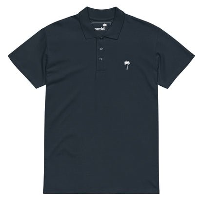 "Perry" Premium Pique Polo | Unisex | White Palm