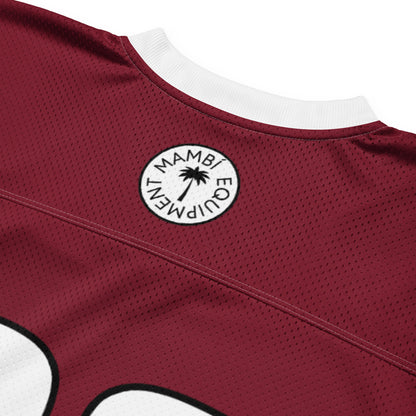 "Randy" American Football Jersey | Unisex | Burgundy