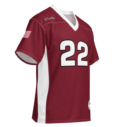 "Randy" American Football Jersey | Unisex | Burgundy