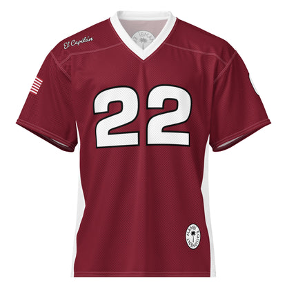 "Randy" American Football Jersey | Unisex | Burgundy