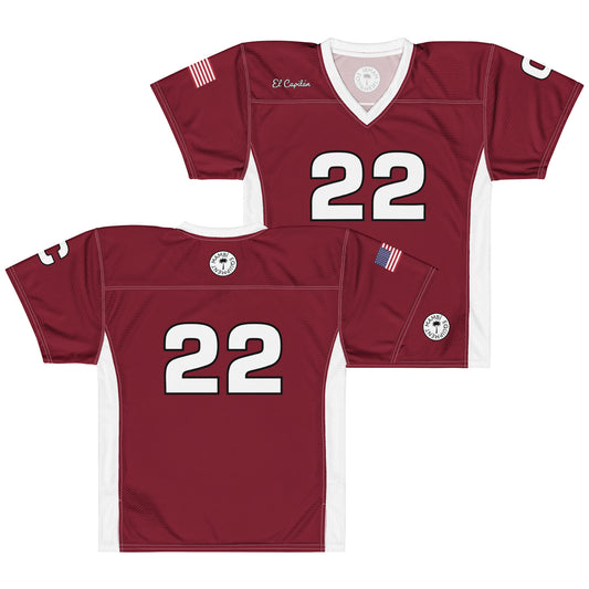 "Randy" American Football Jersey | Unisex | Burgundy