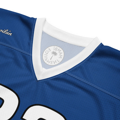 "Randy" Premium American Football Jersey | Unisex | Dark Cerulean