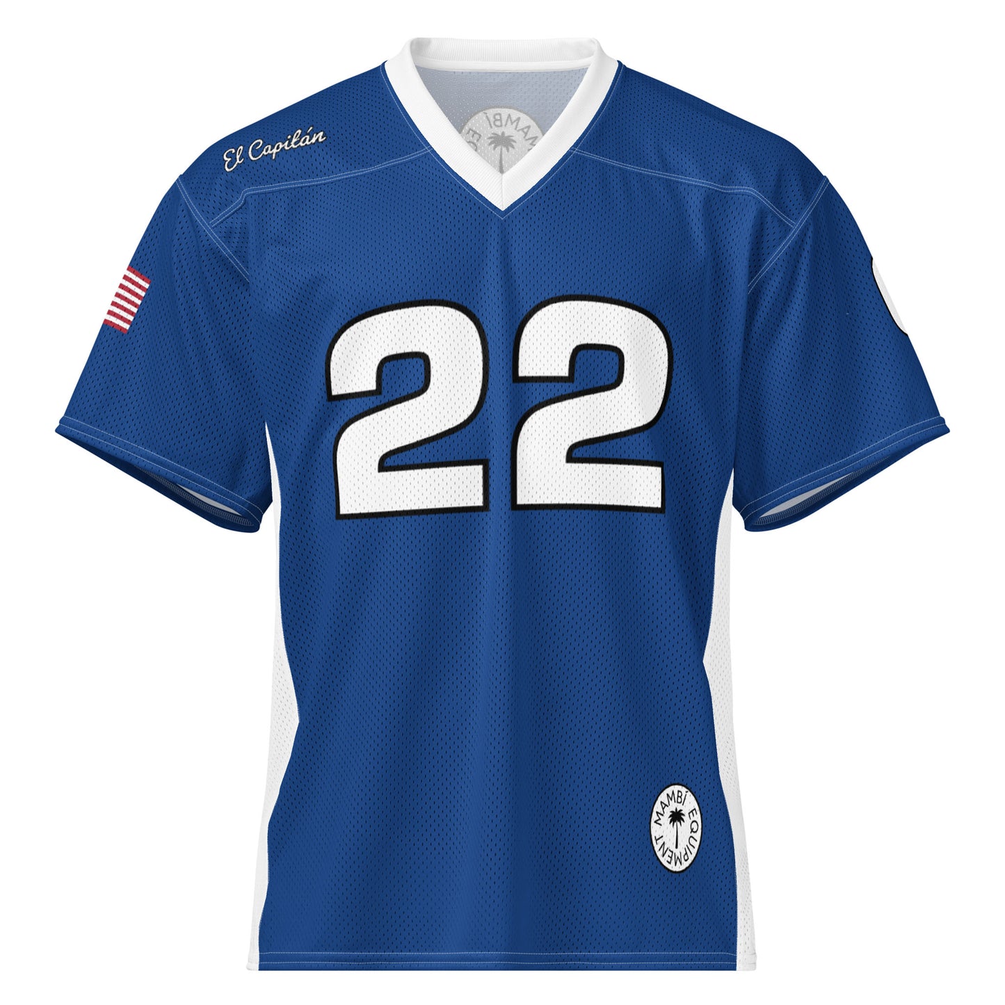 "Randy" Premium American Football Jersey | Unisex | Dark Cerulean