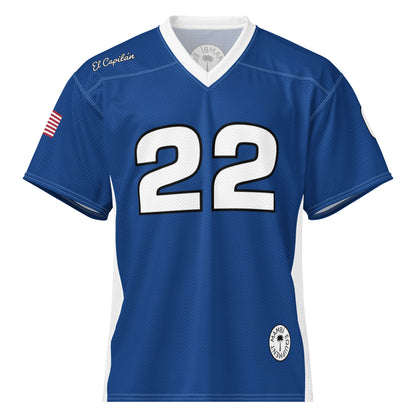 "Randy" Premium American Football Jersey | Unisex | Dark Cerulean
