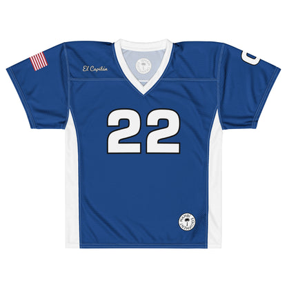 "Randy" Premium American Football Jersey | Unisex | Dark Cerulean